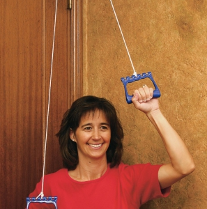 Overdoor Exercise Pulley- Extended Metal Bracket