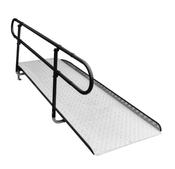 Permaramp-Adjust – Graphite Grey Quickrails - ONE SIDE