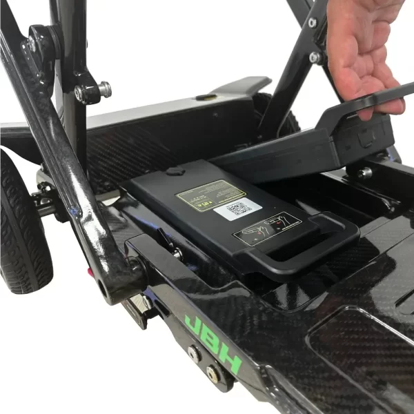 Hand removable battery for JBH CarbonLite mobility scooter