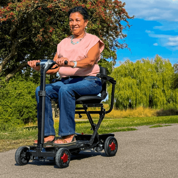 LuXe Mobility CarbonLite Carbon Fibre Lightweight Folding Mobility Scooter