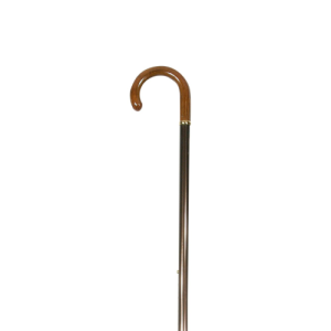 Classic Canes Extending Ash Crook Handle - Coffee Brown