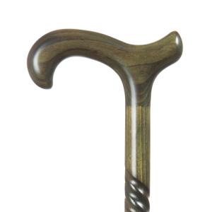 Classic Canes Spiral Beech Derby - Green Gents