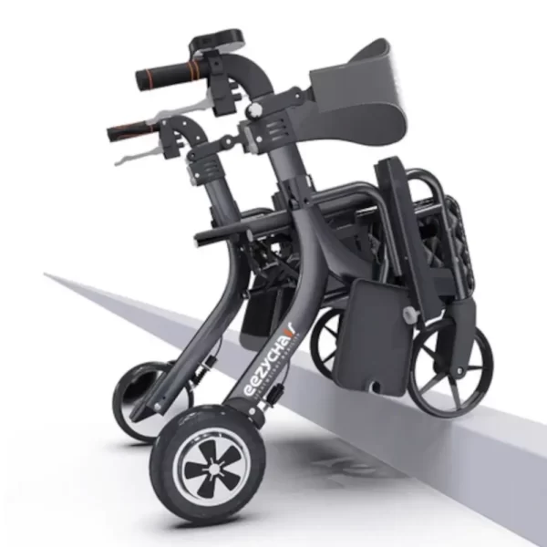 EEZY-ROLLER - The 4-in-1 ultra light folding electric walker-to-wheelchair - Image 2
