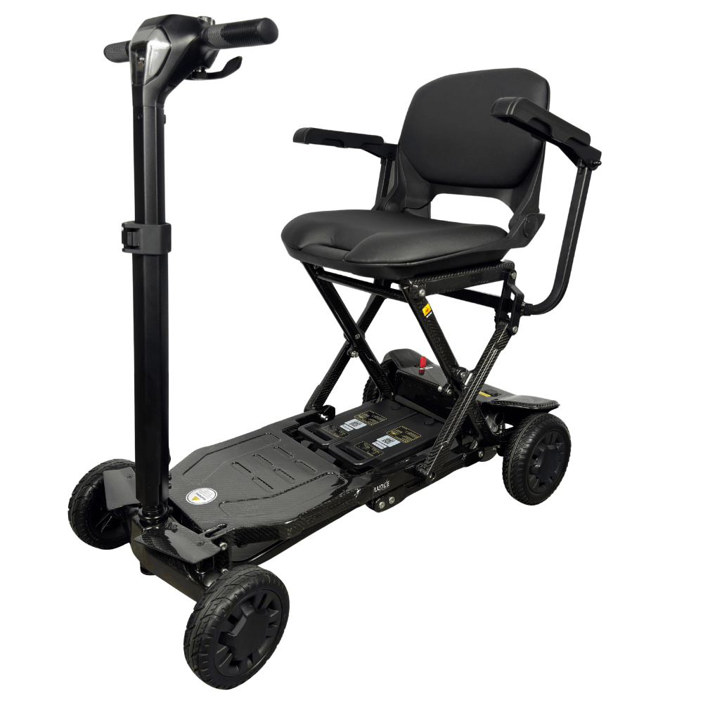 LuXe Mobility CarbonLite Carbon Fibre Lightweight Folding Mobility Scooter
