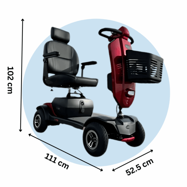LuXe Mobility X500 Midi Sport Mobility Scooter - Image 8