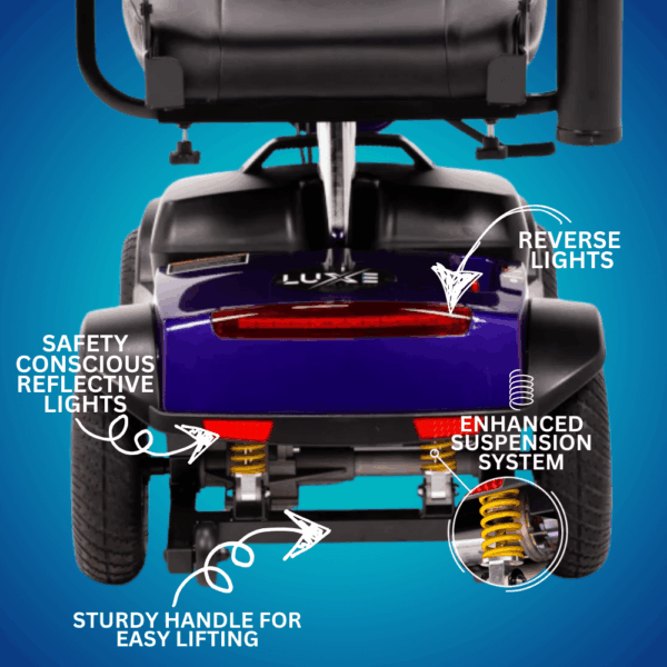 LuXe Mobility X500 Midi Sport Mobility Scooter - Image 6