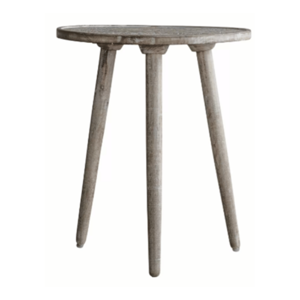 Lifestyle Agra Side Table Natural White - Image 4