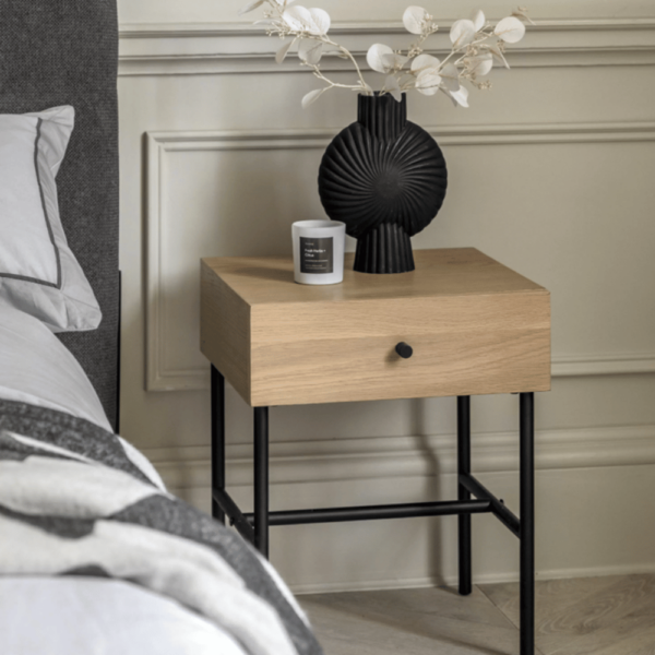 Lifestyle Ashdown 1 Drawer Bedside Table
