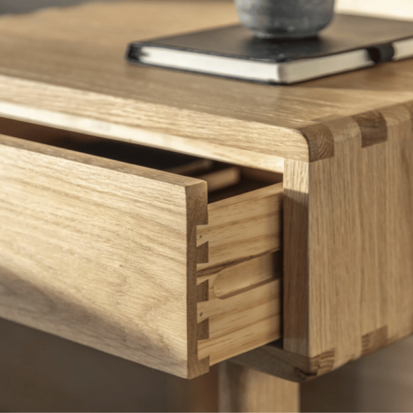 Lifestyle Craft 1 Drawer Bedside Natural - Image 2