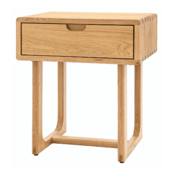 Lifestyle Craft 1 Drawer Bedside Natural - Image 4