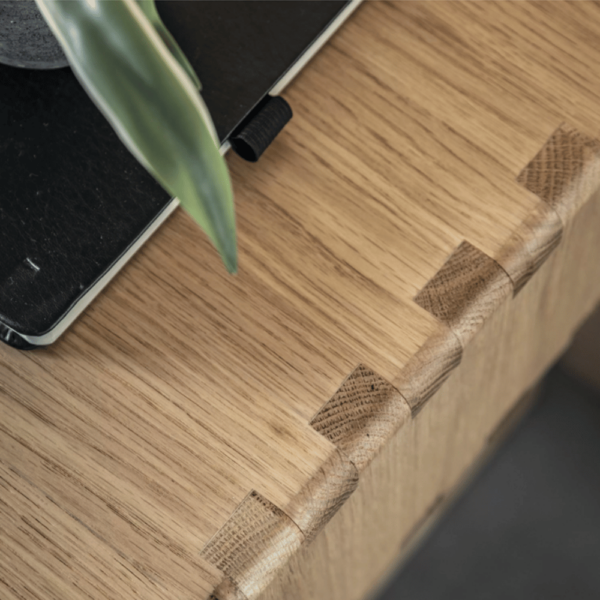 Lifestyle Craft 1 Drawer Bedside Natural - Image 3