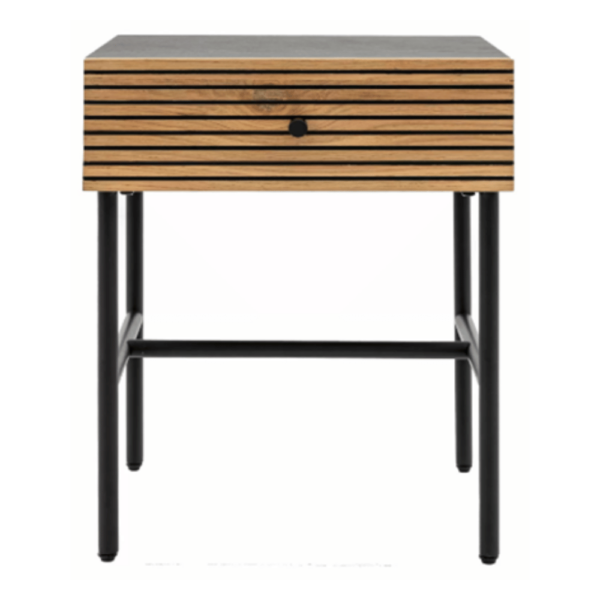 Lifestyle Hyland 1 Drawer Bedside Table - Image 4
