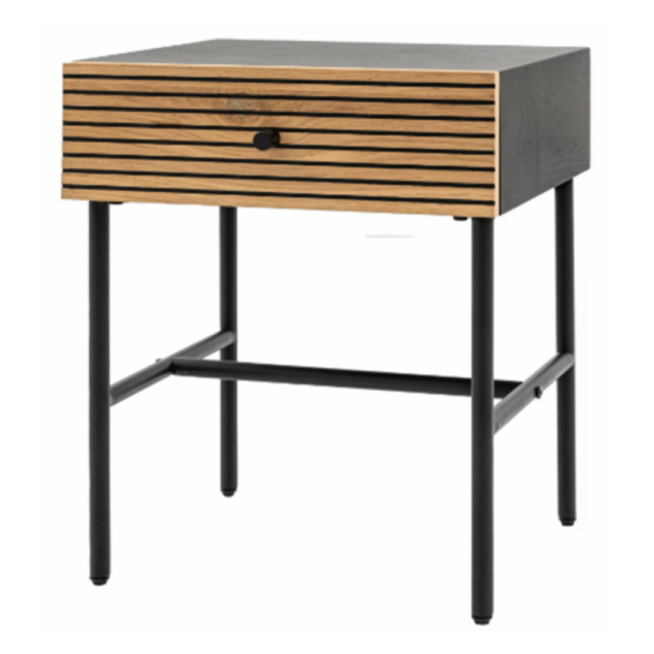 Lifestyle Hyland 1 Drawer Bedside Table - Image 3