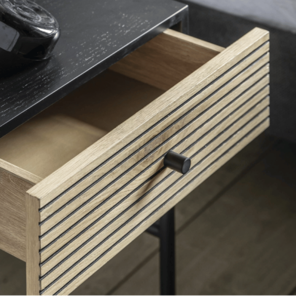 Lifestyle Hyland 1 Drawer Bedside Table - Image 2