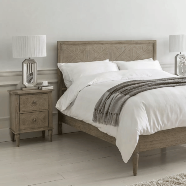 Lifestyle Mustique 2 Drawer Bedside Table - Image 2