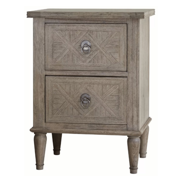 Lifestyle Mustique 2 Drawer Bedside Table - Image 5