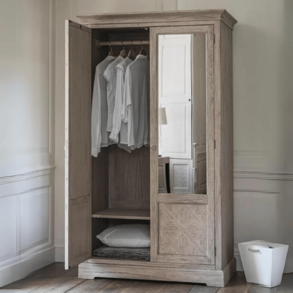 Lifestyle Mustique 2 Mirror Door Wardrobe - Image 2