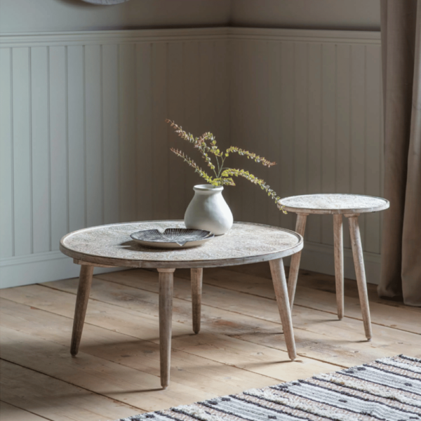 Lifestyle Agra Coffee Table Natural White