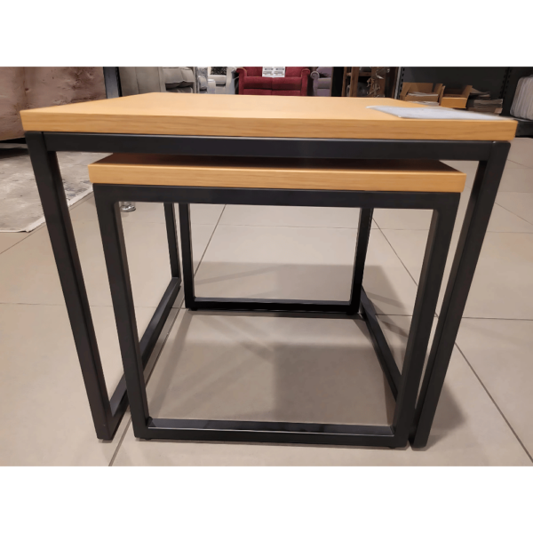 (EX-DEMO) Henley 2 Pair Side Table Nest - Image 3