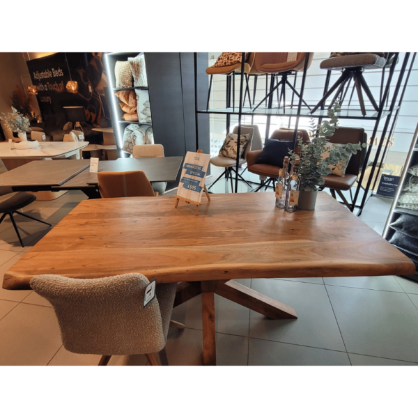 (EX-DEMO) Acacia Wood Dining Table