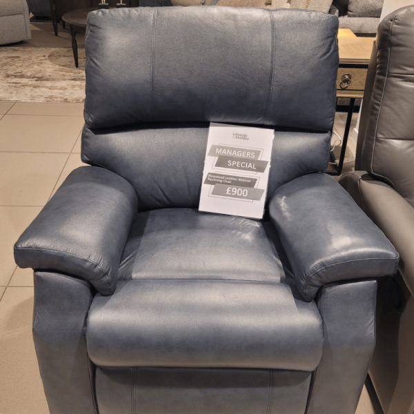 (EX-DEMO) Newstead Leather Manual Reclining Chair