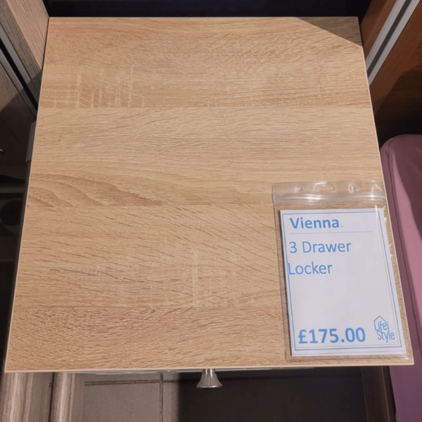 (EX-DEMO) Vienna 3 Drawer Locker - Image 2