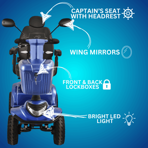 LuXe Mobility X700 DeluXe Mobility Scooter - Image 2
