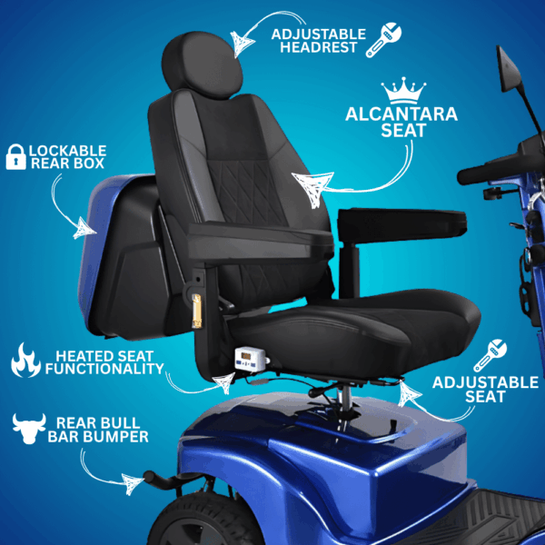 LuXe Mobility X700 DeluXe Mobility Scooter - Image 3