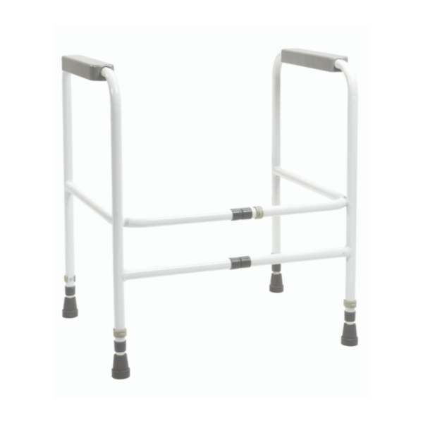 Adjustable Width & Height Toilet Frame