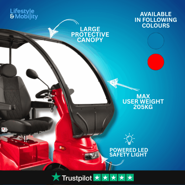 LuXe Mobility X800 Odyssey Mobility Scooter - Image 2
