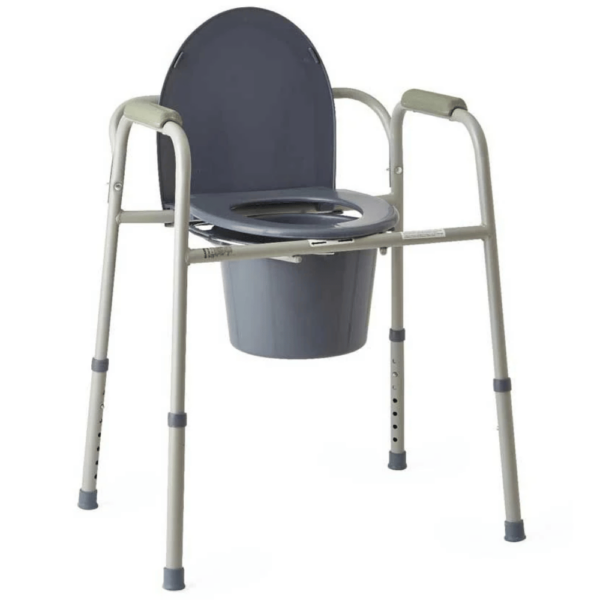LuXe Mobility Deluxe Comfort Commode Chair