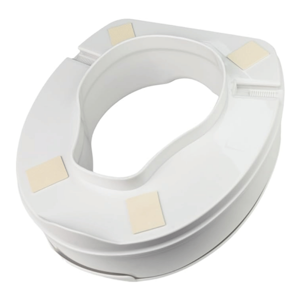 LuXe Mobility Raised Toilet with Lid - Image 2