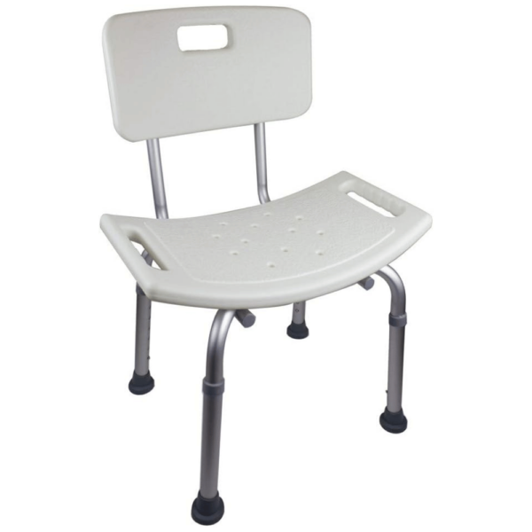 LuXe Mobility Shower Stool With Back