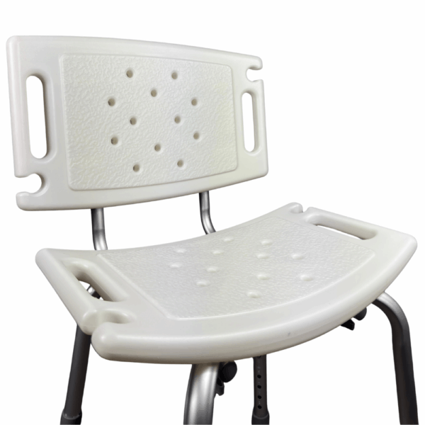 LuXe Mobility Shower Stool With Back - Image 2