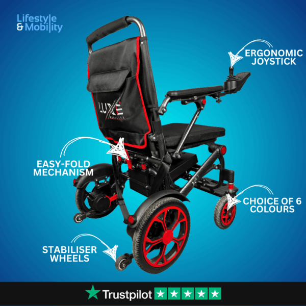 LuXe Mobility Xalt Remote Control Powerchair - Image 4