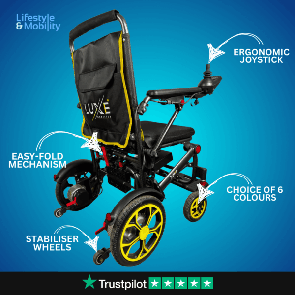 LuXe Mobility Xenith Remote Control Powerchair - Image 4