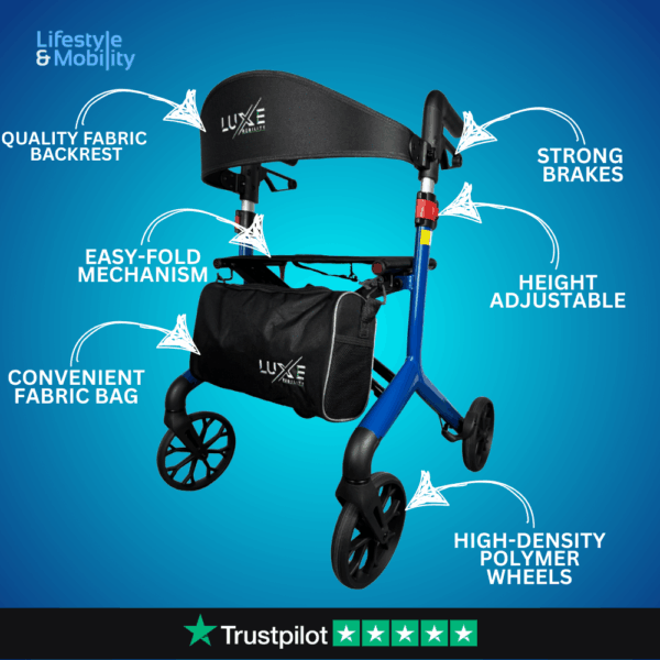 LuXe Mobility Evolution X Rollator - Image 2