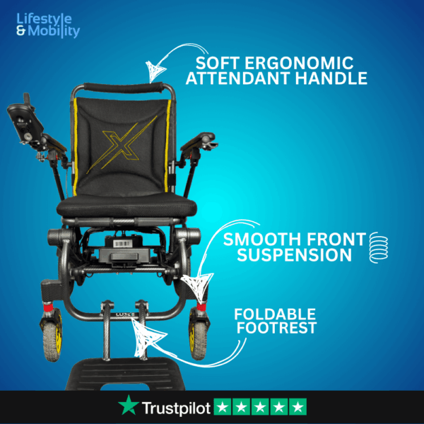 LuXe Mobility Xenith Remote Control Powerchair - Image 2