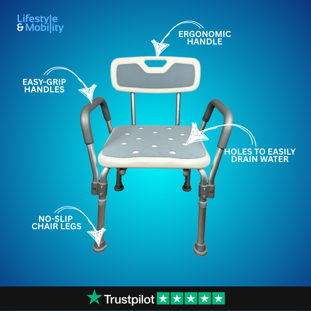 LuXe Mobility Adjustable Shower Chair - Image 2