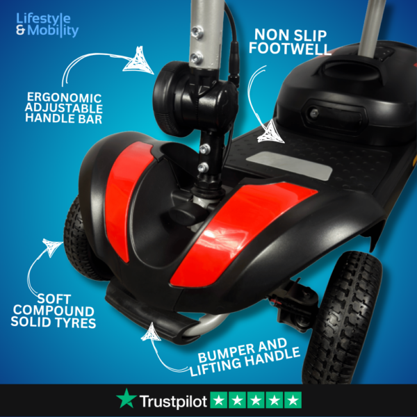 LuXe Mobility X200 Lite Mobility Scooter - Image 5