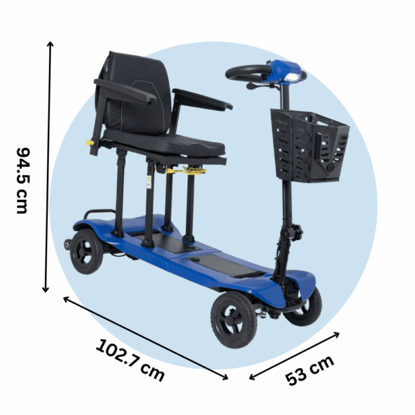 LuXe Mobility AtomiX Folding Mobility Scooter - Image 7