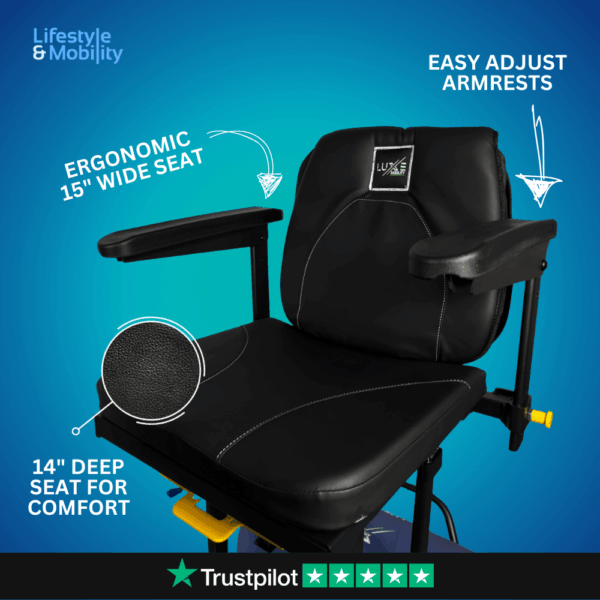 LuXe Mobility AtomiX Folding Mobility Scooter - Image 11