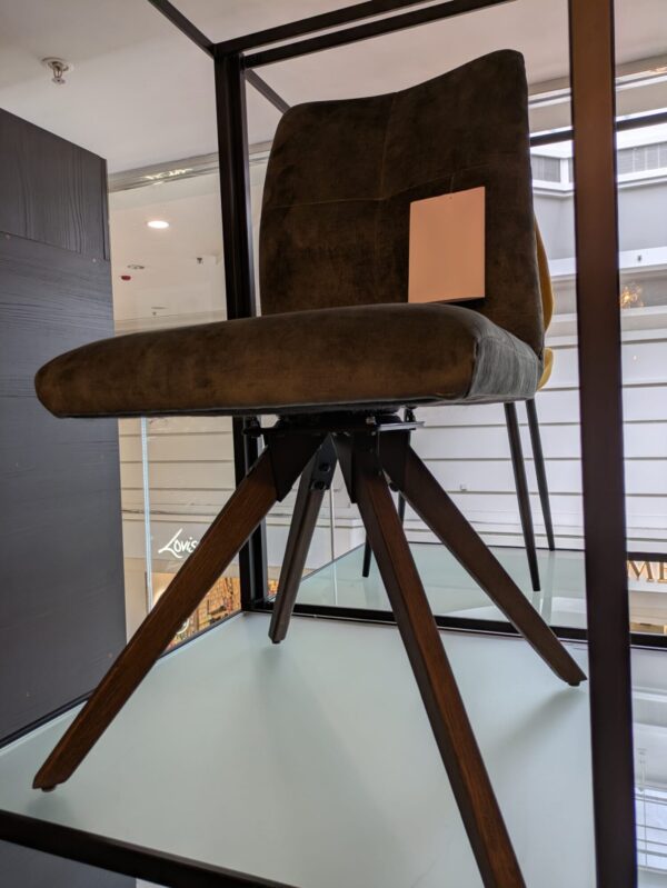 (EX DEMO) Jade Oak Brown Legs Dining Chair