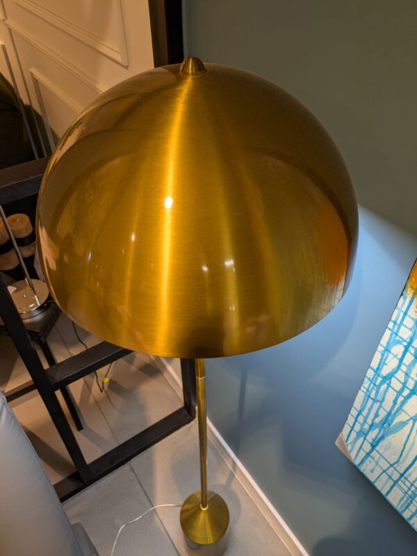 (EX DEMO) Nova 1 Brass Floor Lamp