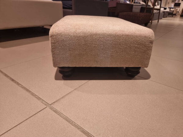 (EX DEMO) Beige Footstool - Image 2