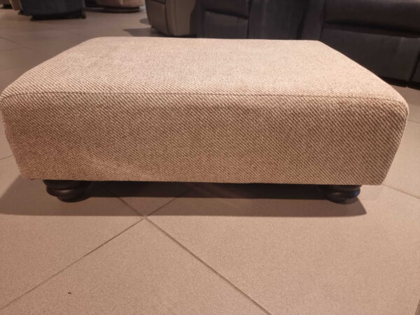(EX DEMO) Beige Footstool