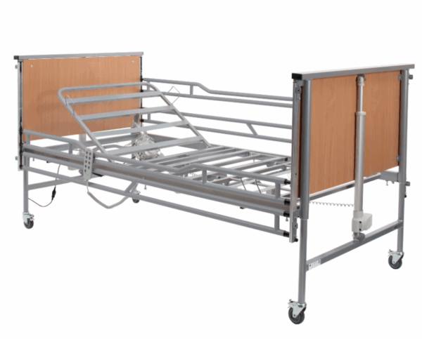 Casa Elite Home Care Bed - Beech with Silver Rails
