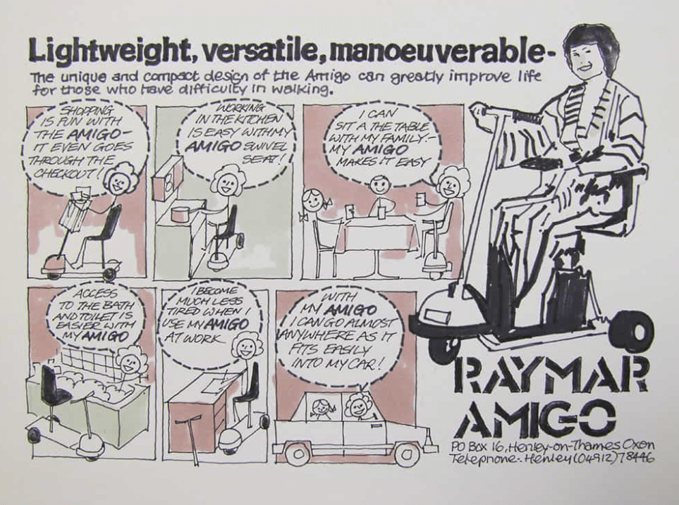History of Mobility Scooters - Raymar Amigo